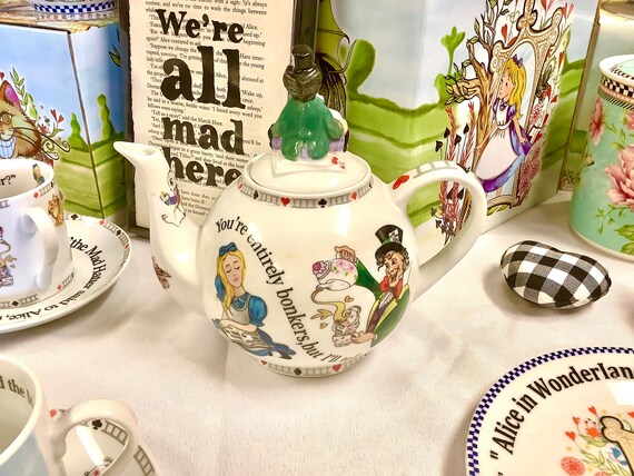 Alice in Wonderland Tea Set Pumpkin Teapot