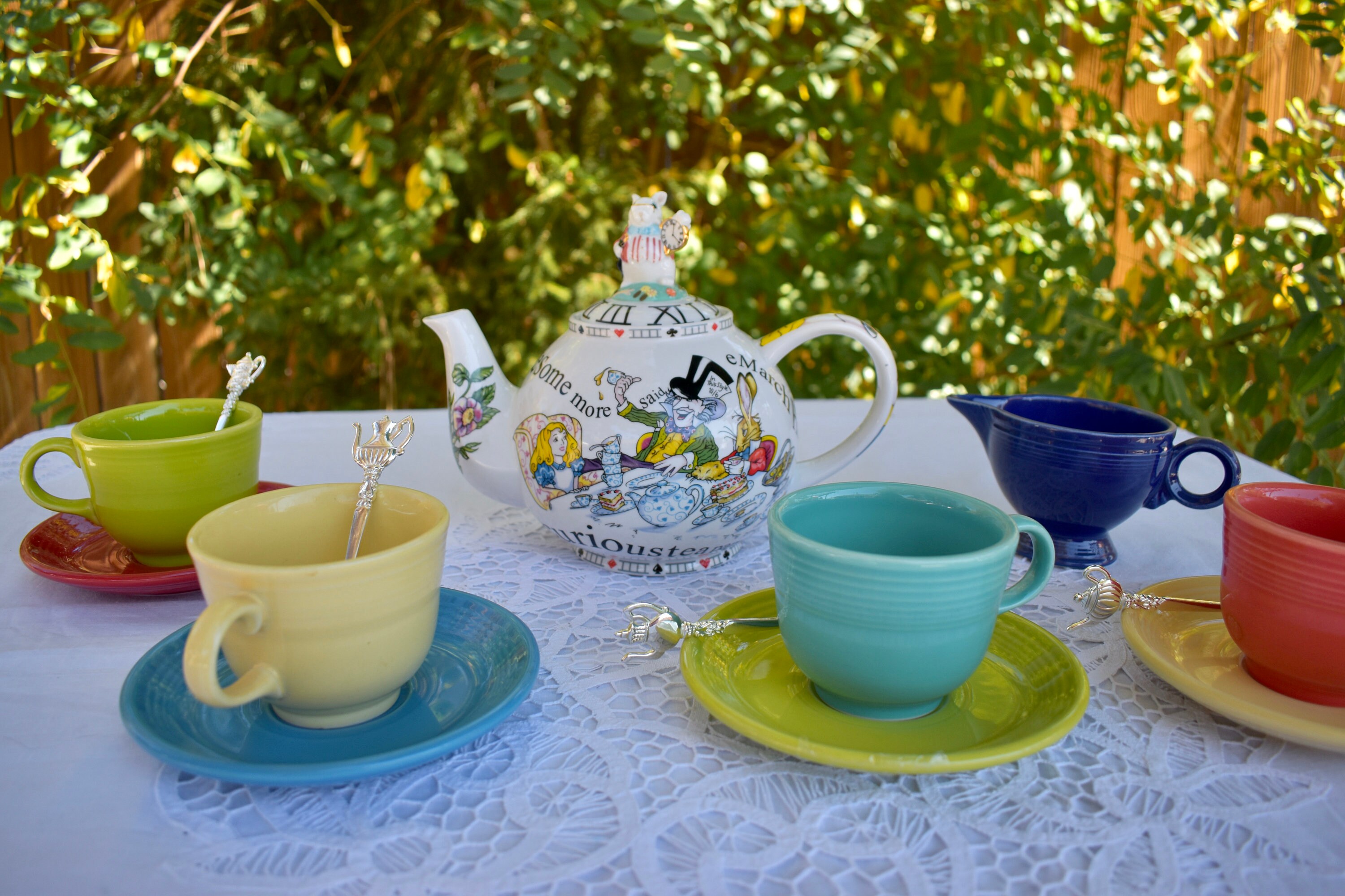 Alice in Wonderland tea set. Paul Cardew English Tea Pot with | Etsy