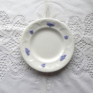Blue and White Luncheon Dinner Plate Fine Porcelain  Chelsea. Adderley. Made in England. Serving Platter Table Centerpiece