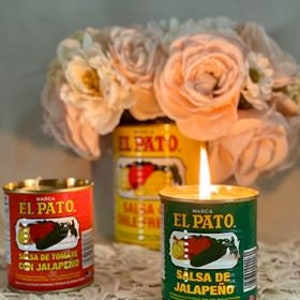 Fiesta Decorations El Pato Mexicaanse kleine blikjes. Uniek idee voor votiefkaarsen Kaarsen Bloemstukken, tafeldecoraties, vrijgezellenfeest, bruiloft