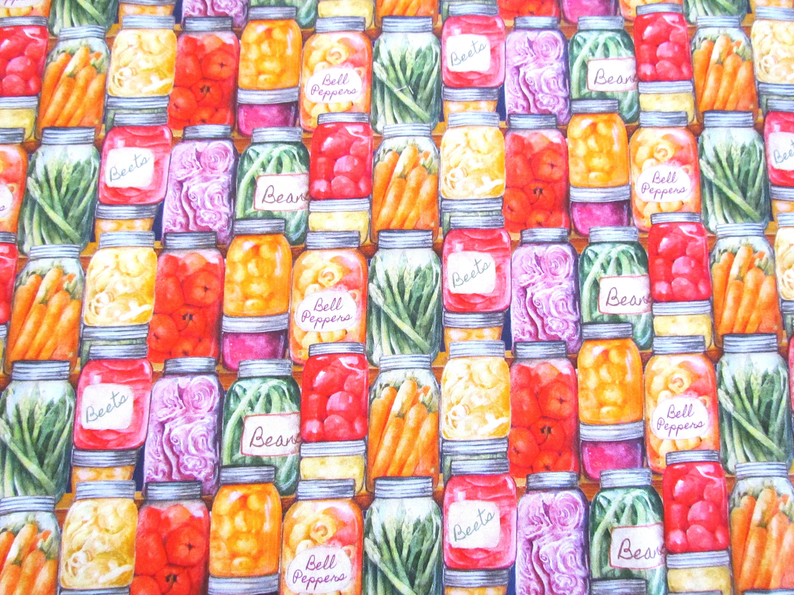 ball mason jar with fruit design