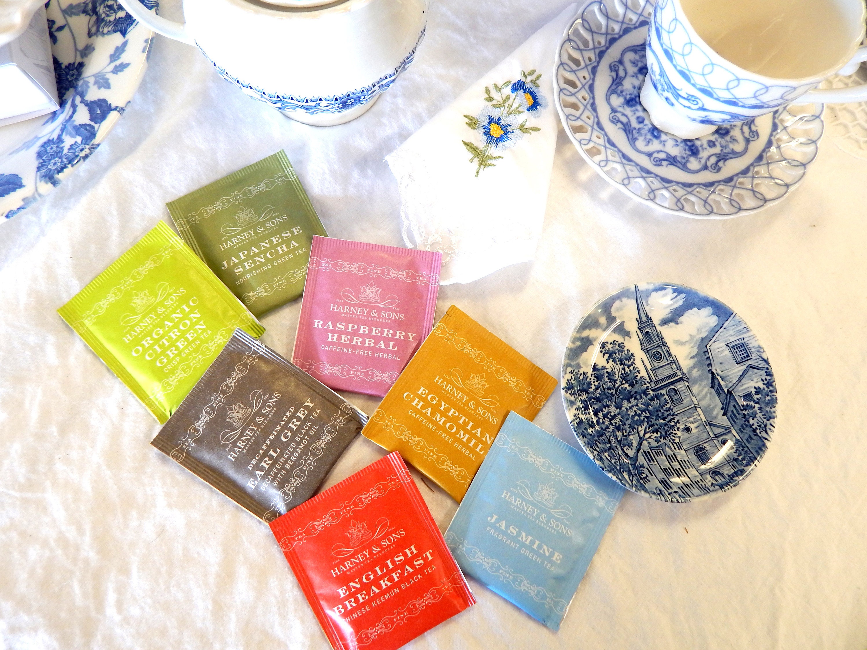 Dammann Frères French Tea Sampler DIY Tea Party Favors Catering Tea Service  Buffet, Luncheon. Assortment of Flavors and Colors 