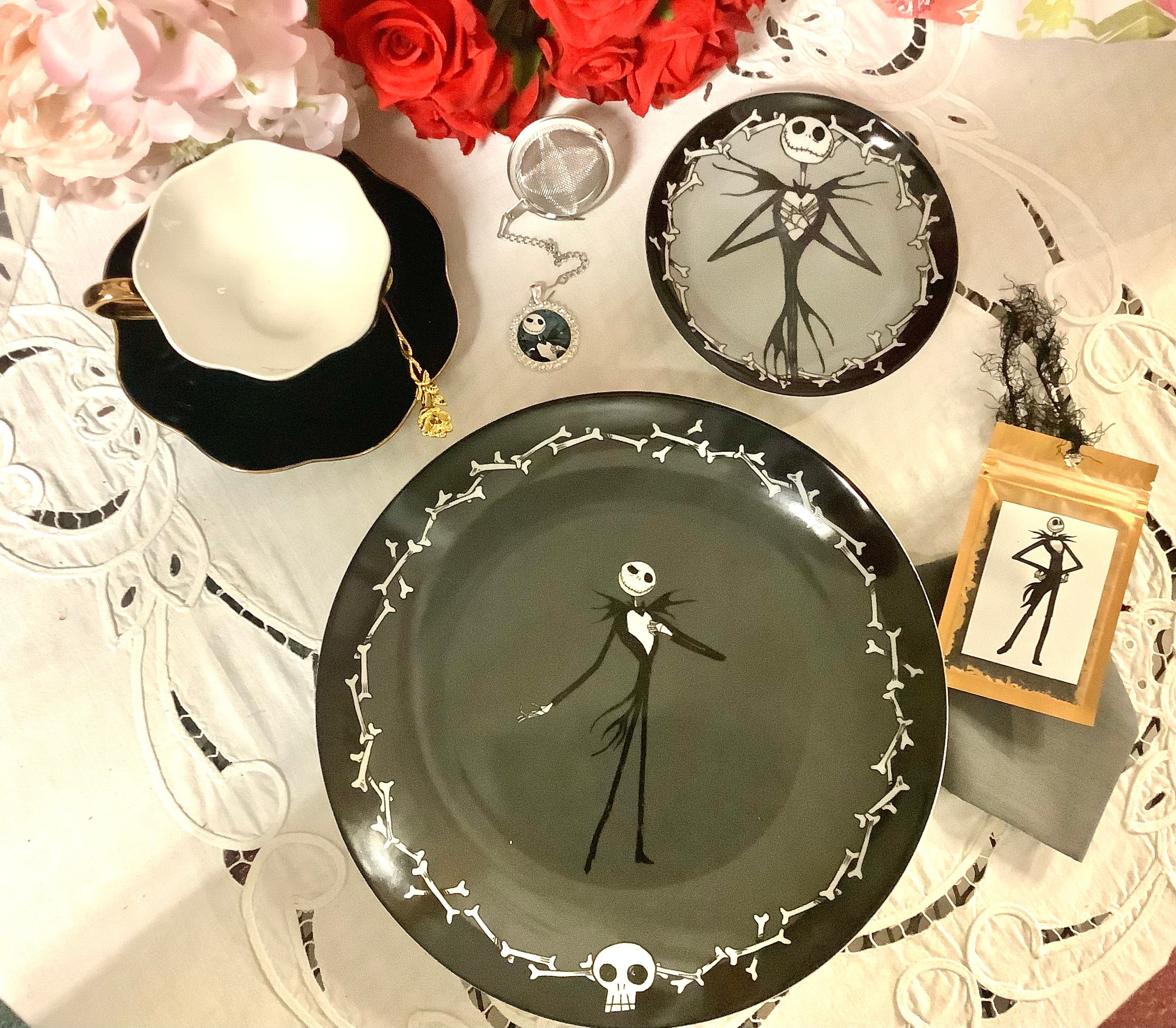 Nightmare before cheap christmas plates