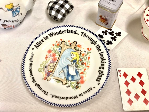 Alice in Wonderland Plates Vintage Style Paper Plates Mad Hatters