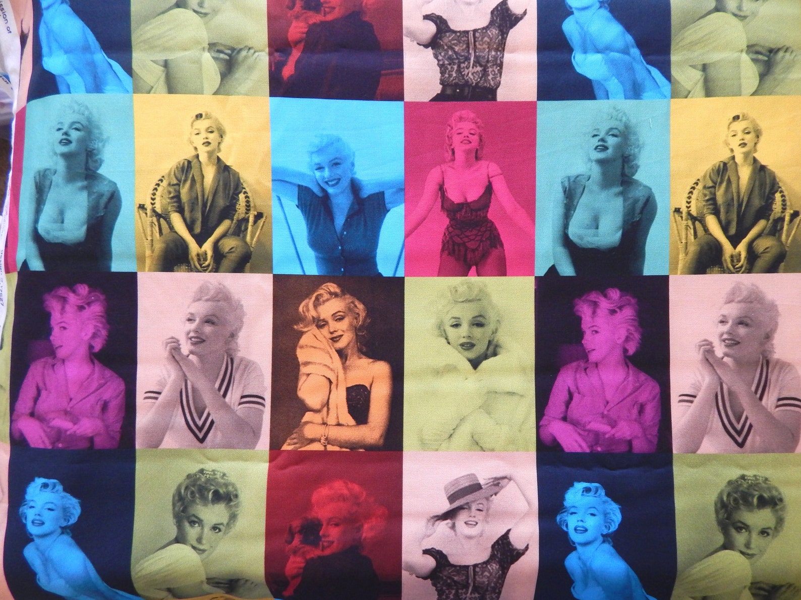 Fabric. Andy Warhol Marilyn Monroe Art Photos Robert Kaufman Etsy
