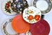 Mismatched Plates. China, porcelain dishes, new vintage, mix and match. Cake, Salad, Dessert, Bread Butter Fiesta Bridesmaid Luncheon (6-7) 