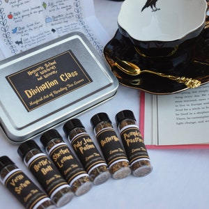 Personalized Harry Potter Gifts. Hogwarts School of Witchcraft Wizardry, Divination Class. Tea Box with six loose teas, Tea Reading Booklet image 5