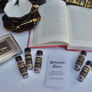 Personalized Harry Potter Gifts. Hogwarts School of Witchcraft Wizardry, Divination Class. Tea Box with six loose teas, Tea Reading Booklet image 4