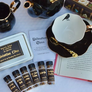 Personalized Harry Potter Gifts. Hogwarts School of Witchcraft Wizardry, Divination Class. Tea Box with six loose teas, Tea Reading Booklet image 1