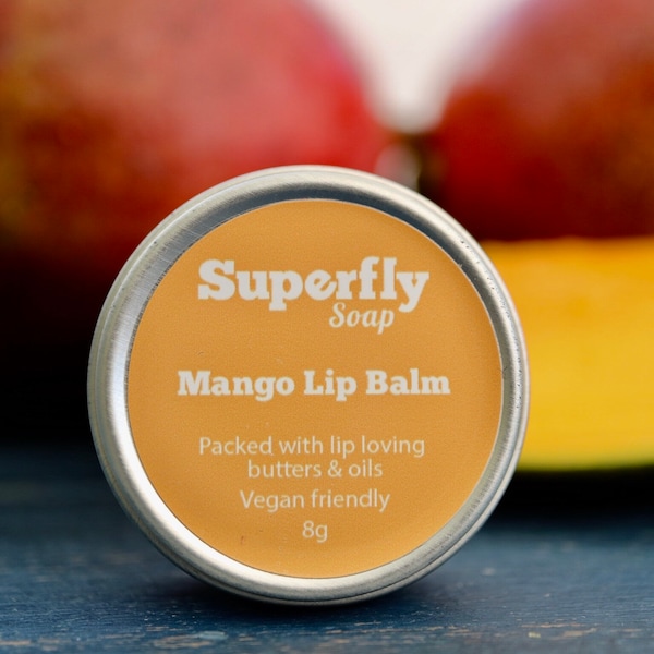 Mango Lip Balm / Handmade Lip Balm /  Vegan Friendly / Superfly Soap
