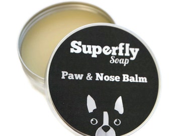 Paw & Nose Balm / Handmade  Dog Products / 100% Natural Vegan Artisan / Superfly Soap