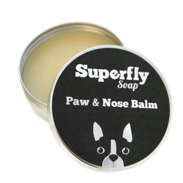 Paw & Nose Balm / Handmade  Dog Products / 100% Natural Vegan Artisan / Superfly Soap