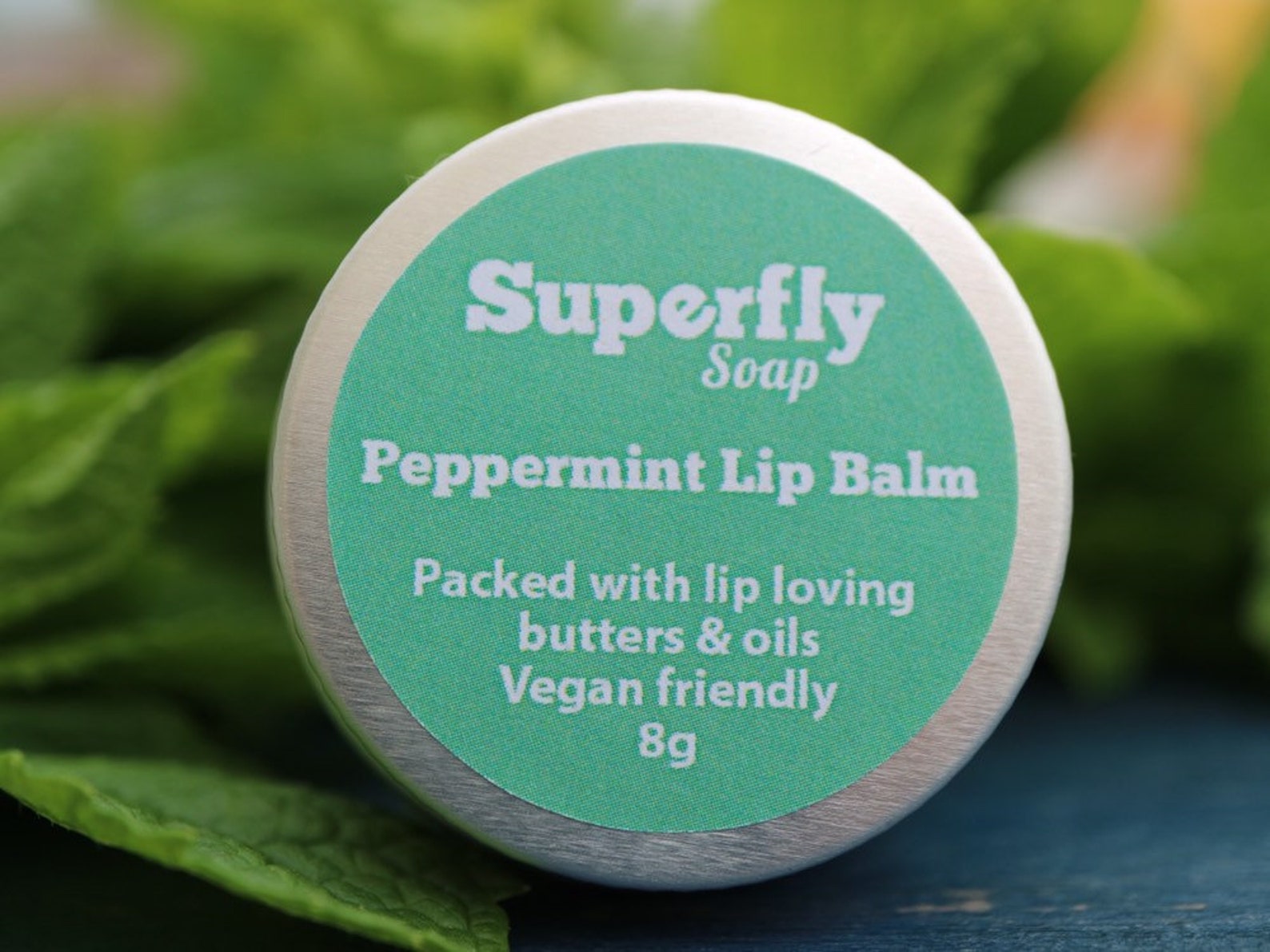 Peppermint Lip Balm / Handmade Lip Balm / Mint Lip Balm / Etsy