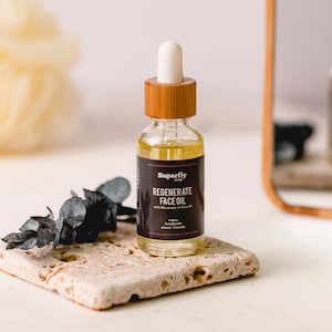 Regenerate Face Oil 30ml with Maracuja & Plum Oil / Face Serum / Zero Waste / Superfly Soap