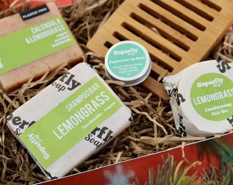 Lemongrass Eco-Friendly Soap, Lip & Hair Gift