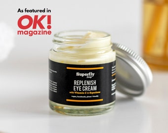 Replenish Eye Cream with Vitamin C & Squalane 30ml / Vegan Skincare / Zero Waste / Superfly Soap