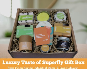Handmade Soap, Shampoo and Skincare Luxury Gift Box with Day Cream