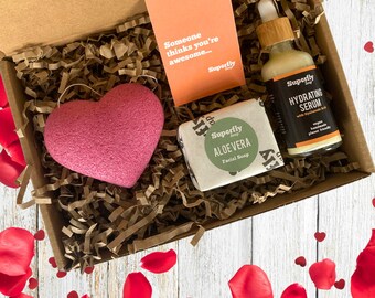 Valentine's Skincare Gift Box Handmade - Small