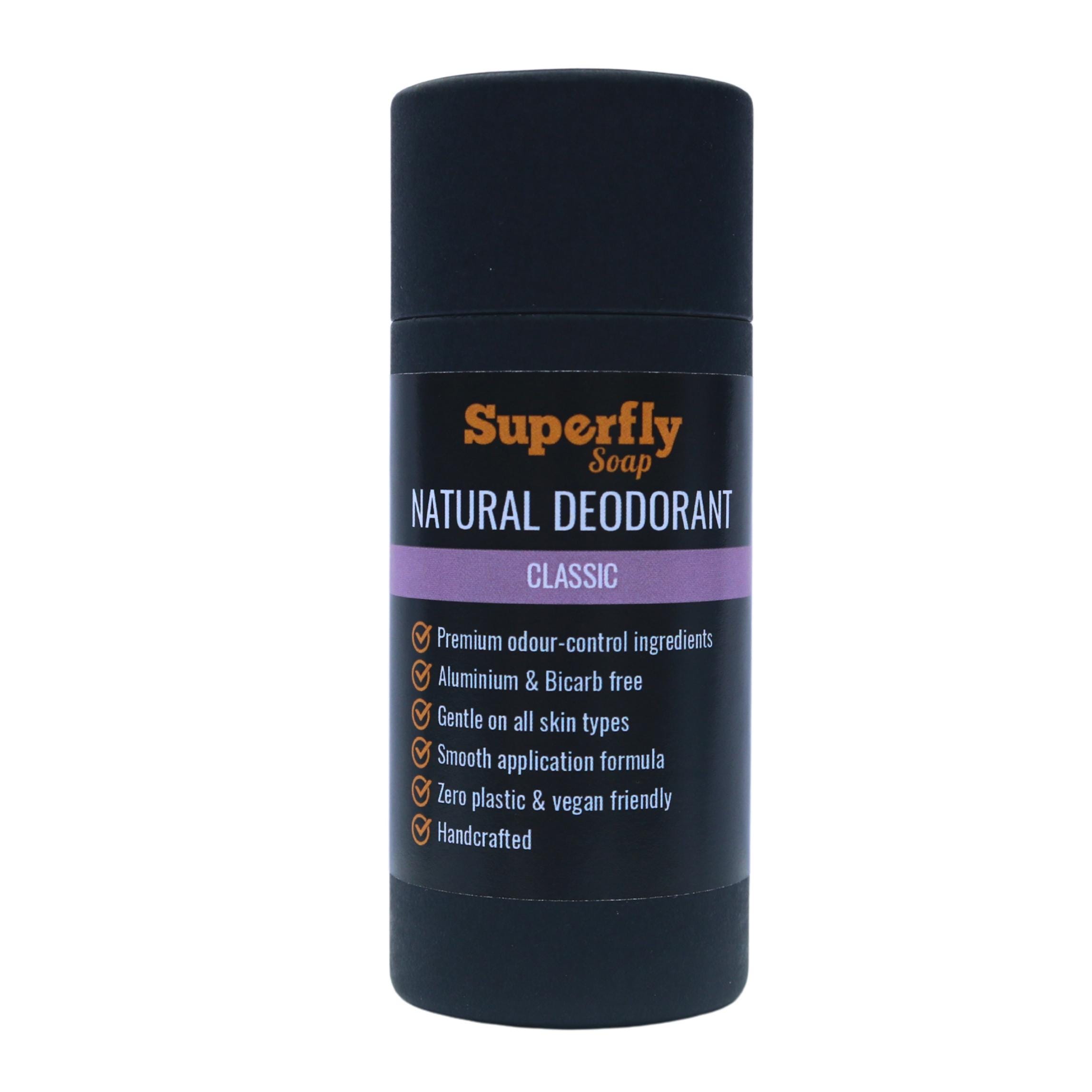 Natural Deodorant for women. Lemon, Neroli, Bergamot and Lavender.  Handmade, vegan friendly & plastic free, 100% natural ingredients. 70ml