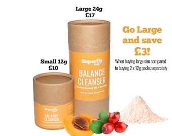 Limpiador facial 100 % natural: aceite de hueso de albaricoque y rosa mosqueta. Vegano y hecho a mano.