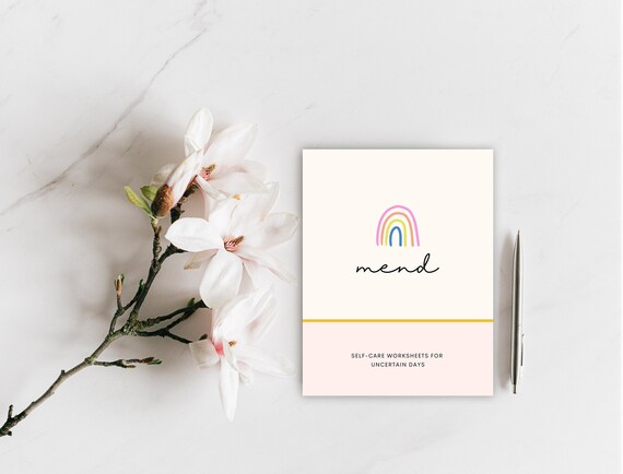 Self Care Printable Planner Self Compassion Positivity - Etsy