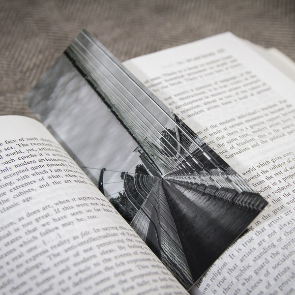 Bristol Clifton suspension bridge Bristol bookmark | quality silk card | gift | double sided | book lover