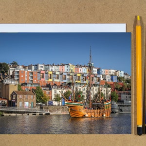 Hotwells Bristol Harbourside, Bristol Biglietto di auguri, Bristol Art, Blank Inside