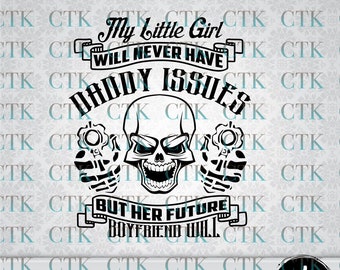 Download Skull with guns svg | Etsy