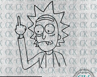 Free Free Rick Middle Finger Svg 65 SVG PNG EPS DXF File