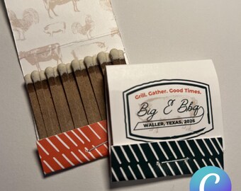 Canva Matchbooks — BBQ, Father's Day, Custom Template