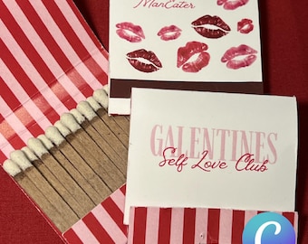Canva Matchbooks — Galentines, Custom Template