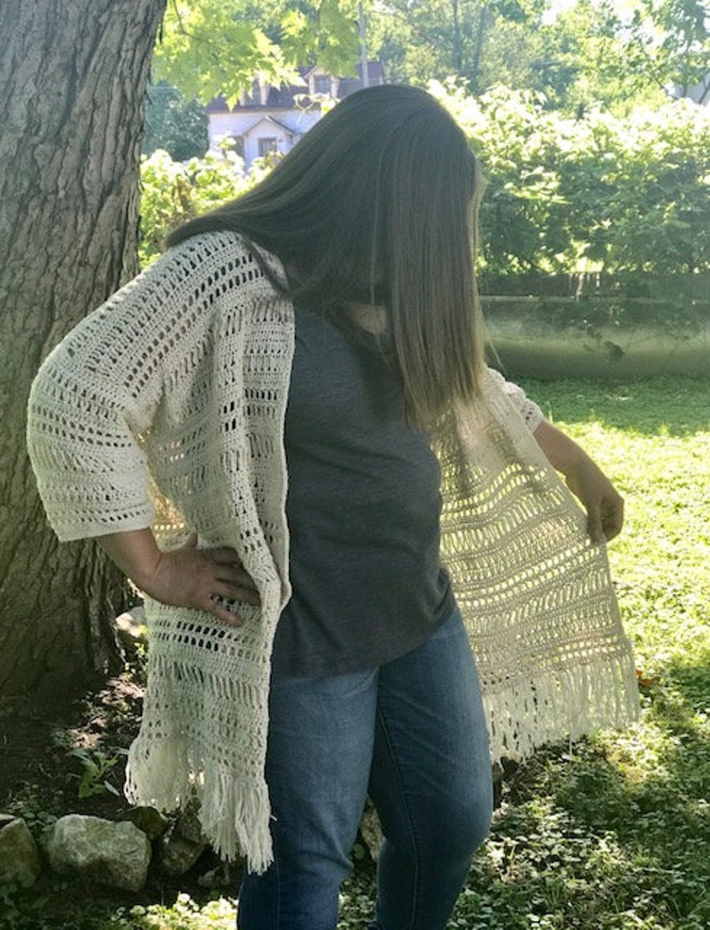 All Season Crochet Kimono Pattern Summer Kimono Custom Etsy