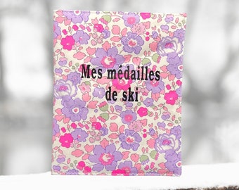 Pochette de rangement pour médailles de ski ou autres sports Liberty Betsy Fluo lilas