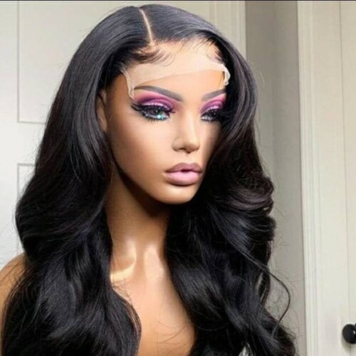 Loose Wave 4x4 Lace Front Wigs Human Hair 44 Lace Closure - Etsy