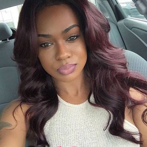 13x4 Frontal Lace WIG Human Hair Dark Burgundy - Etsy 13x4 Frontal Lace WIG Human Hair Dark Burgundy - Etsy