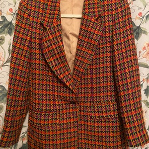 Vintage 1970’s Perlis Rainbow Tweed Blazer, New Orleans,