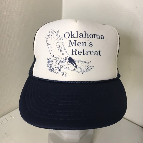 Vintage Oklahoma Mens Retreat Trucker Cap Hat Snapback