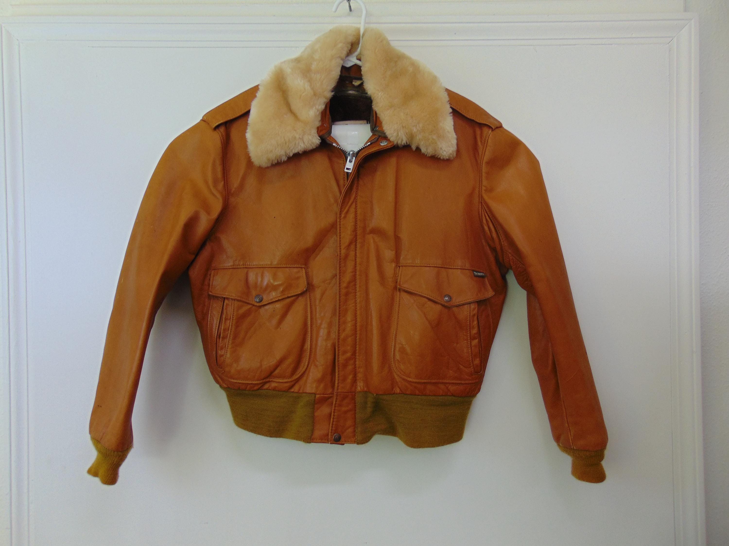 Schott Leather Jacket 48 - Etsy