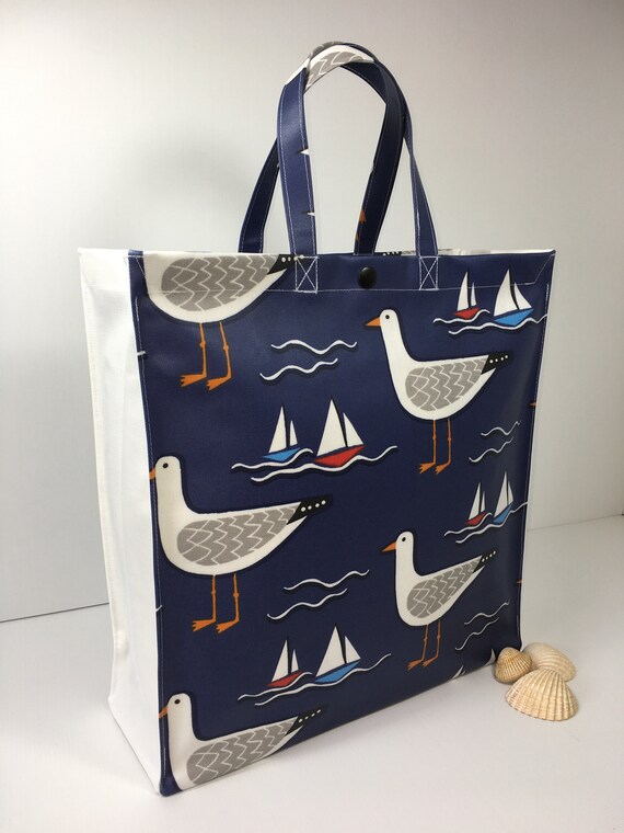 Oilcloth tote bags uk hot sale
