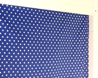 Loft bed curtain with stars 4 lengths, 10 colors