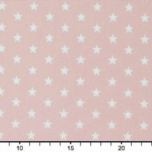 Curtain with stars, desired length 140 cm 310 cm Pink