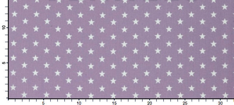 Curtain with stars, desired length 140 cm 310 cm Purple