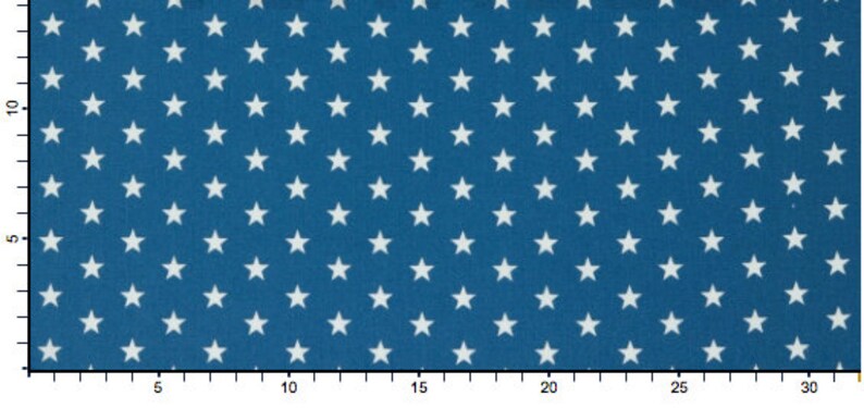 Curtain with stars, desired length 140 cm 310 cm Blue