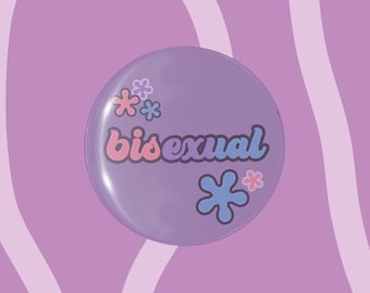 Insignia bisexual / Botón Bi Pride / Accesorio LGBT