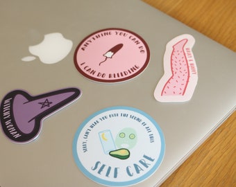 Pacco Da 100 Adesivi Femministi Per Ragazze E Donne - Vinile Colorato Impermeabile Per Laptop, Borracce E Diy