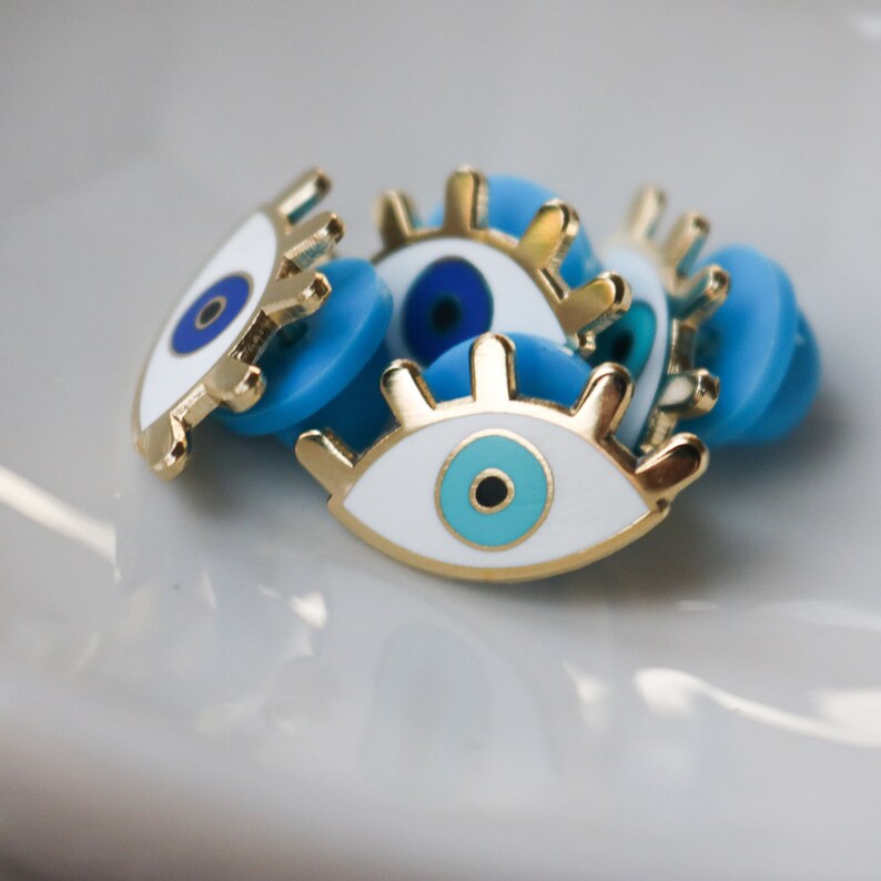 Evil Eye Enamel Pin / Lapel Pins Men / Aesthetic Pins / Evil Etsy UK