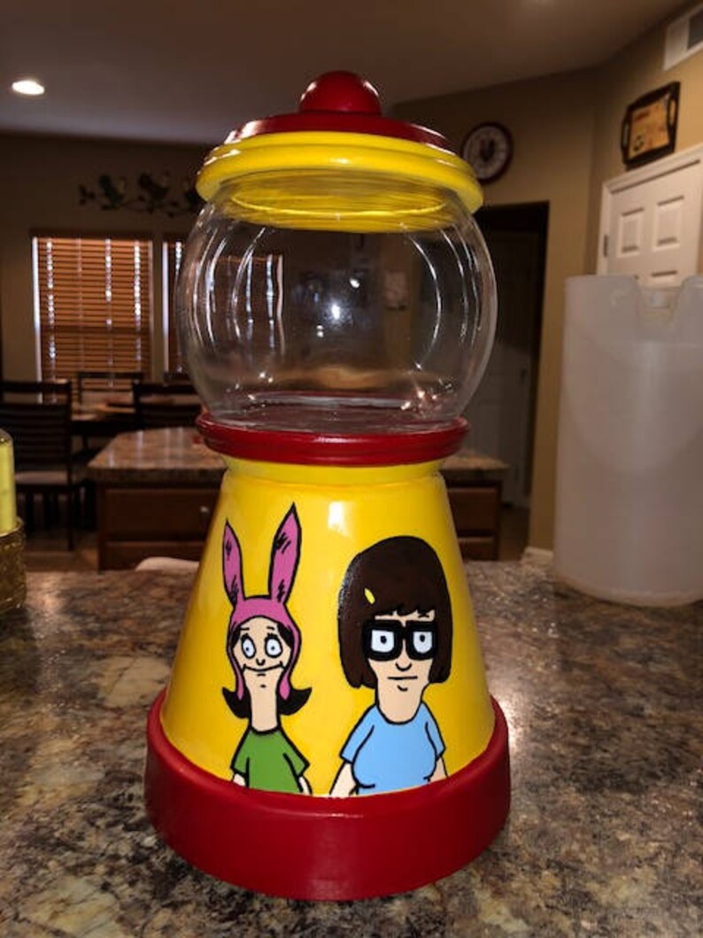 Hand painted gumball machines | Etsy