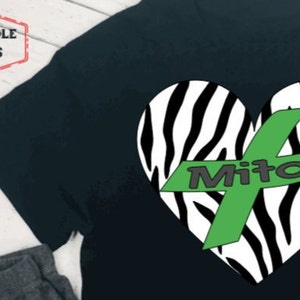Mito Mitochondrial Disease T Shirt Mito Awareness Ribbon Shirt  Mito Fighters Gift T-Shirt Support Ribbon Tee