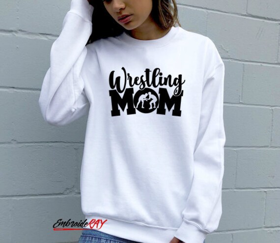 wrestling mom sweatshirt