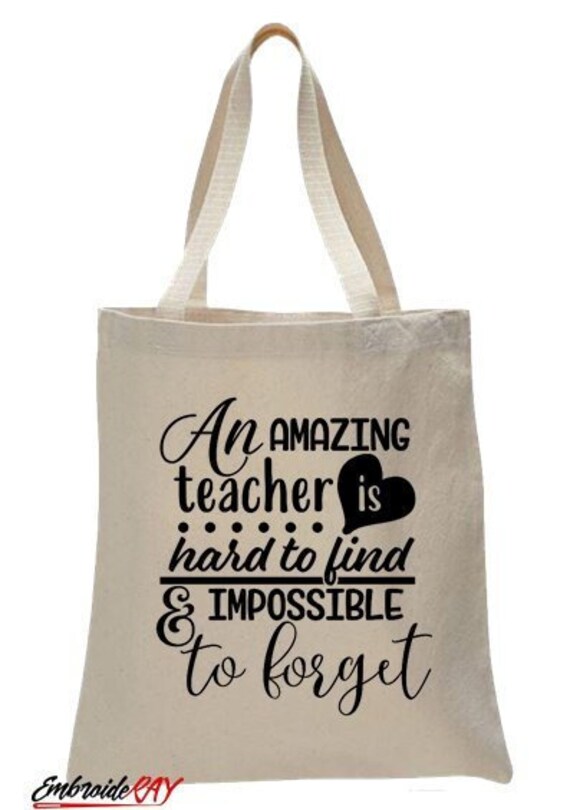 Teacher Gift Teacher Bag End of School Year Gift Teacher | Etsy